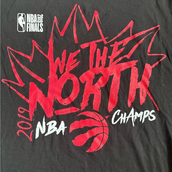 Toronto Raptors 2019 NBA Champions We The North Fanatics T-Shirt Size: M - Picture 3 of 4